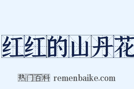 红红的山丹花是什么意思的图片